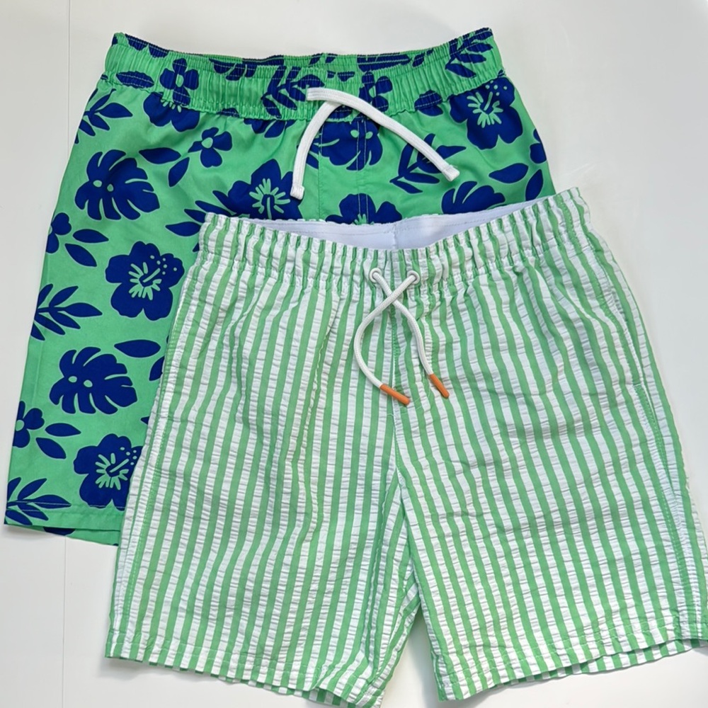 Cat and Jack Boys Swim Shorts Bundle Size 10/12